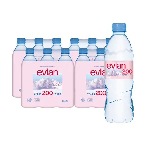 Evian Natuurlijk Mineraalwater - 24 x 500 ml