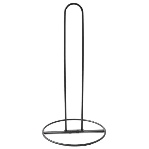 JU7CER Black Kitchen Cleaning Paper Towel Holder - Countertop Standing, Modern & Minimalist Design, Ideal for Home Use