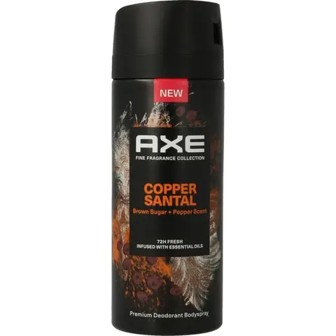 Axe lichaamsspray copper santal 150 ml