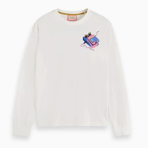 SCOTCH & SODA Heren T-Shirts S&S Regular fit artwork lang XL