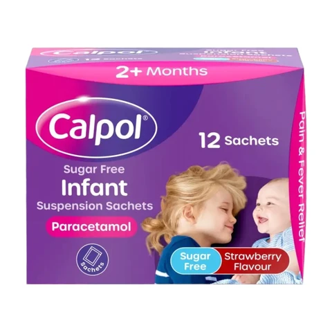 Calpol Sugar Free Infant Suspension Sachets