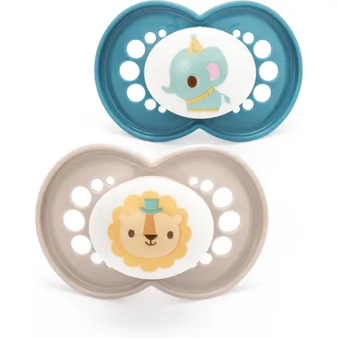 MAM Original Silicone 6+ Months Cotton beige/ Pale Mint