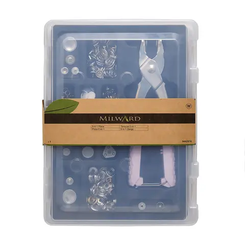 Milward 5-in-1 Soft Grip Pliers & Snaps Set – 100 Snaps