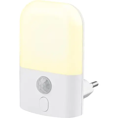 Grifema Kinder Nachtlicht, 5 Einstellbare Helligkeitsstufen, Nachtlicht mit Bewegungsmelder für Kinderzimmer, Badezimmer, Flur, Küche, Treppen, 2700K Warmweiß