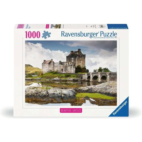 Ravensburger Puzzle 12001315, Beautiful Castles: Eilean Donan Castle, Schottland, 1000 Teile Puzzle für Erwachsene und Kinder ab 14 Jahre