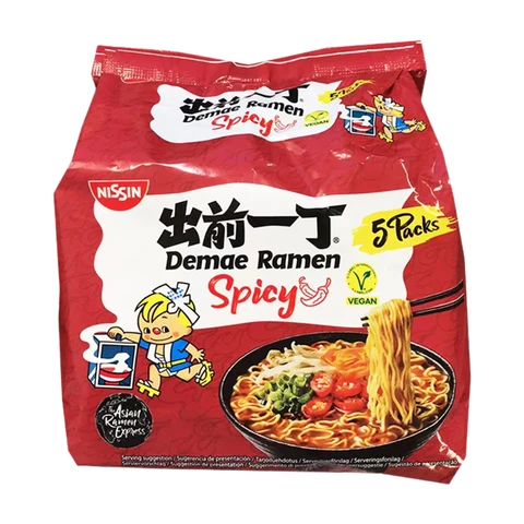 Nissin Demae Ramen Spicy 100g x 5 packs