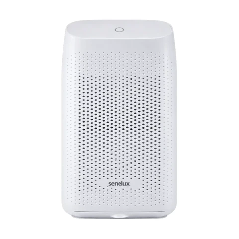 Senelux T8 Plus Déshumidificateur 2000 ml, Extraction 750 ml/Jour, Fonctionnement Silencieux < 33 dB, Arrêt Automatique, Couverture 20 m², Faible Consommation 40 W, Réservoir d'Eau 2 L pour Chambre, Buanderie, Salon & Maison