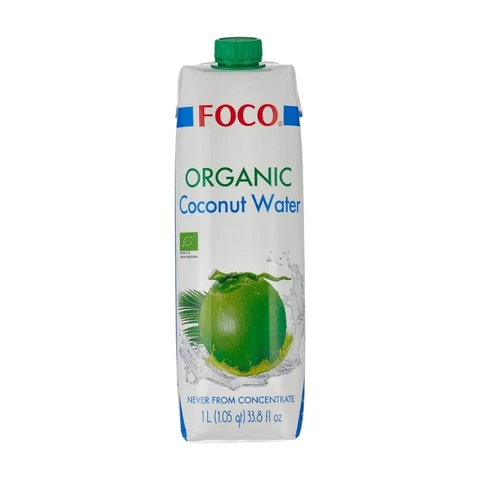 FOCO Organic Coconut Water 1L (New Package)