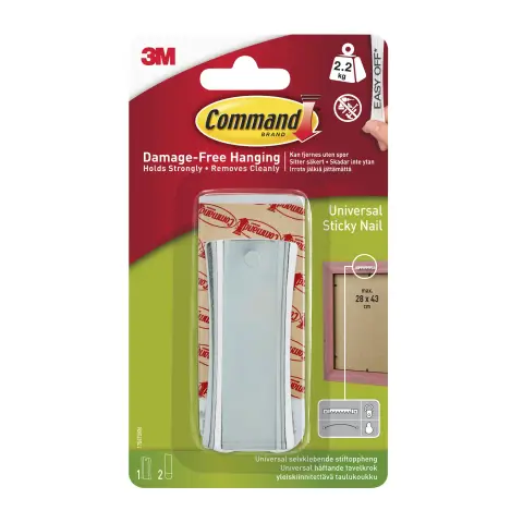 17047 UNIVERSAL STICKY NAIL PK4