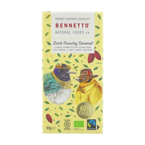 Bennetto Dark Crunchy Caramel - 80G