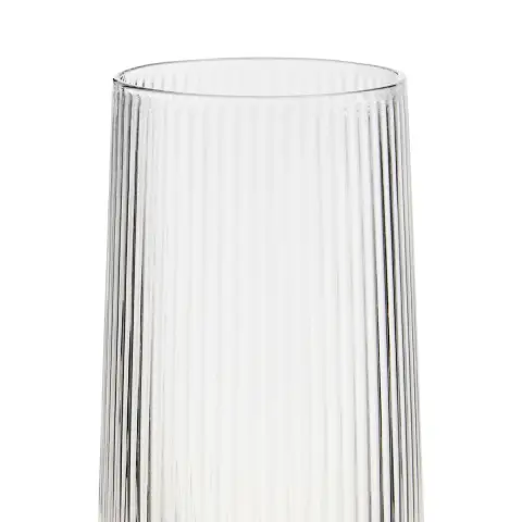 Eldon Set of Four Ribbed Hi Ball Glasses