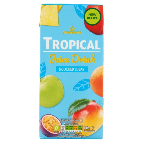 Morrisons Tropical Juice No Added Sugar 1L