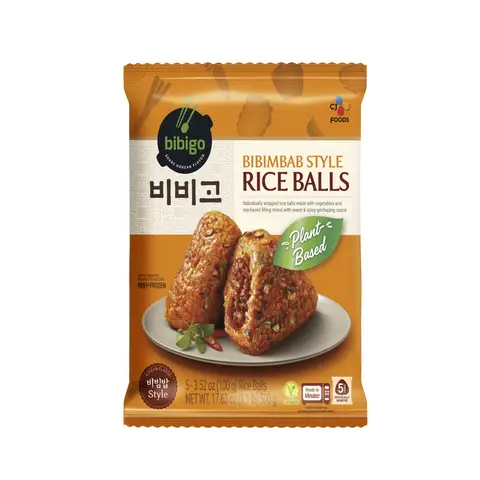Plantable_bibigo Rice Ball bibimbap 500g 必品阁素食米球（韩式拌饭风味）