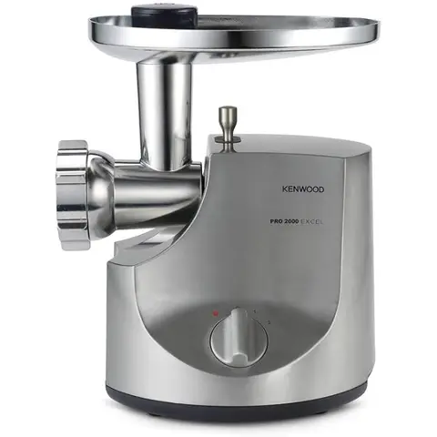 Kenwood Fleischwolf MG700, 2000 W, mit 2 Wurstfüllaufsätzen, Kebbe-Aufsatz