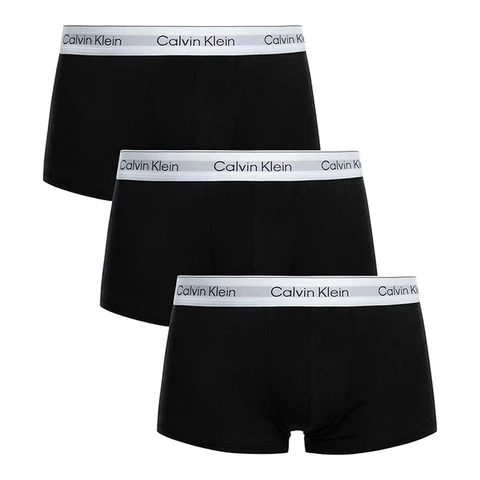 Calvin Klein 3er-Pack low rise Trunkshorts - Icon cottonstretch - schwarz - 3XL