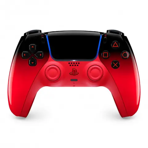 [5 € Rabatt mit Code: PS5] PlayStation DualSense Wireless-Controller V3 – Hyperpop Techno Red Edition