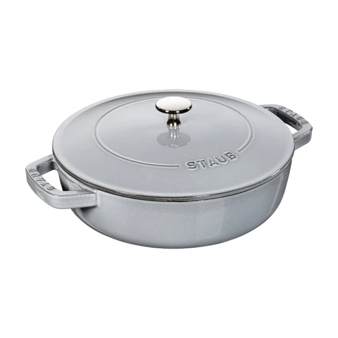 Staub Runder Gusseisen-Schmortopf mit Deckel, 28 cm, 3,7 L