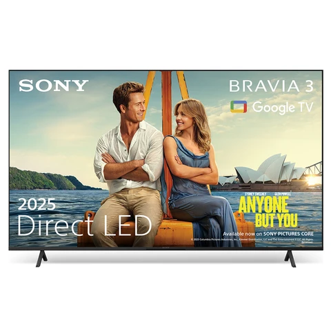 Sony 43"BRAVIA 3 Direct LED 4K HDR Smart GOOGLE TV-K43S35BP(Playstation Remote Play,Google Cast,Dolby Vision/Atmos)