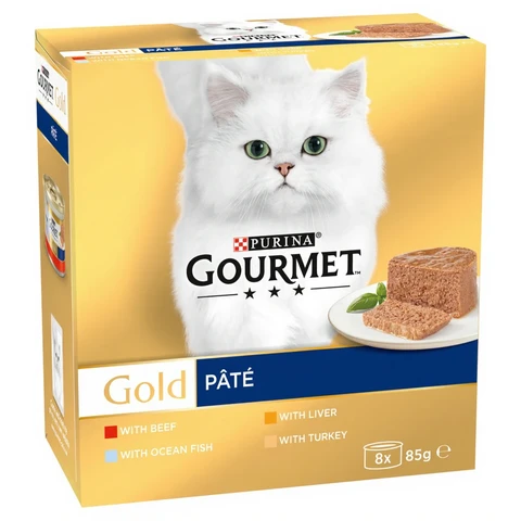 Purina Gourmet Gold Pâté 8 x 85g (680g)
