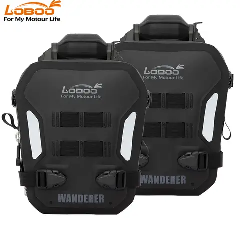 LOBOO Alps Sacoche de protection de cadre de moto gonflable