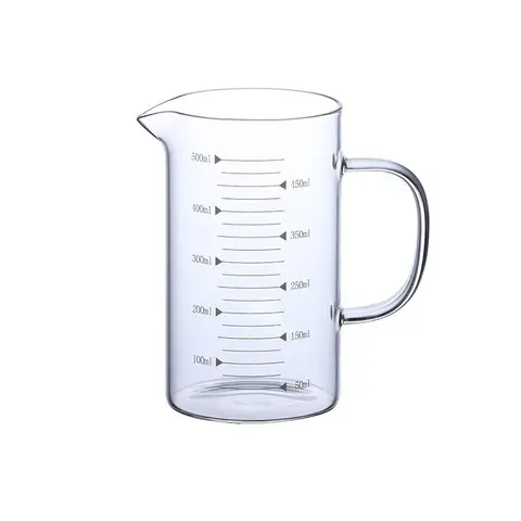 BJ 500ml Borosilicate Glass Measuring Cup