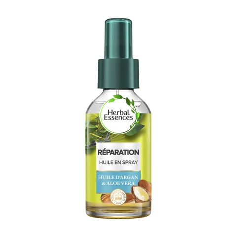 HERBAL ESSENCES - Huile Capillaire Réparation Argan & Aloe - 100ml