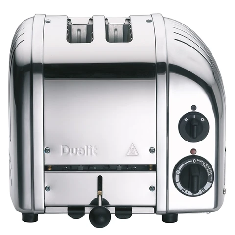 Dualit NewGen 2-Slice Toaster - Stainless Steel, Bagel Function, Slot Selector