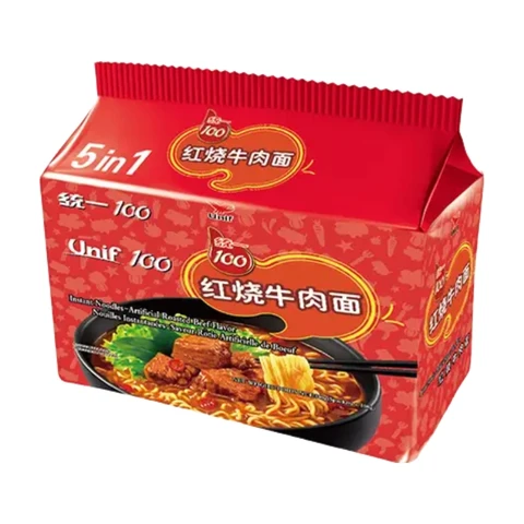 Uni-President Braised Beef Noodles 5×108g