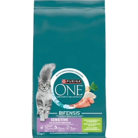 PURINA ONE Sensitive à la dinde et riz - 7,5 kg