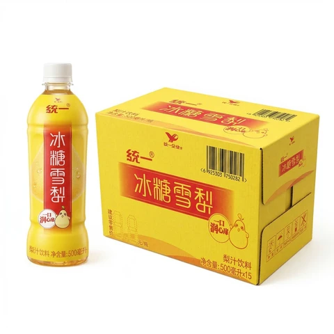 UNIF Rock Sugar Pear Beverage 500ml x 15