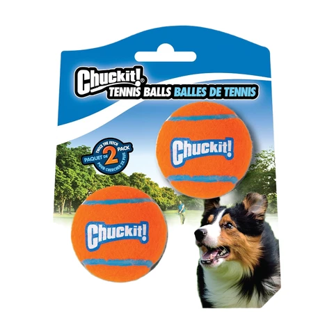 CHUCKIT Ultra Ball Lot de 2 balles en caoutchouc pour chien - Diamètre 5 cm