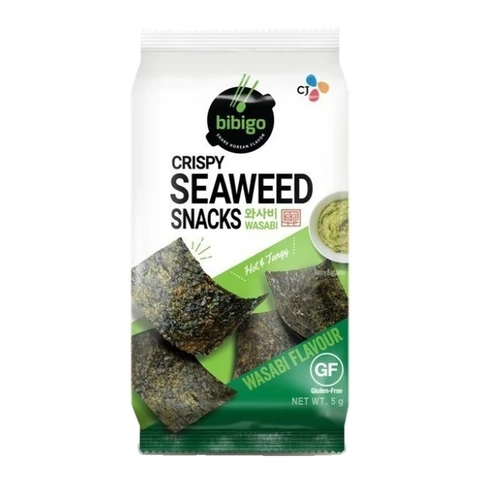 bibigo En-cas d'algues croustillantes au wasabi