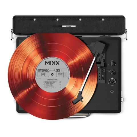 Mixx Revival 55 Retro Stereo Vinyl Record Player – Black