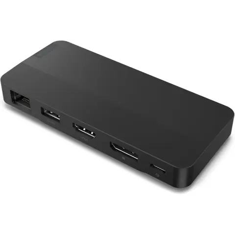Lenovo 40B90000WW laptop dock & poortreplicator Bedraad USB 3.2 Gen 1 (3.1 Gen 1) Type-C Zwart
