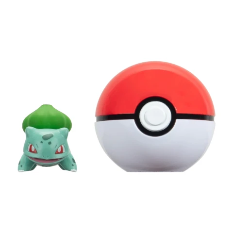 Pokemon - Clip N Go Bulbasaur With Poke Ball (PKW3634)