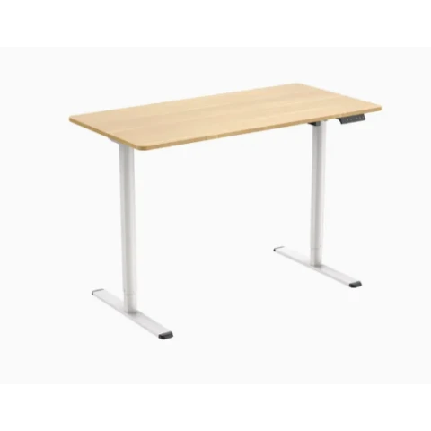 Ochama X Bureau assis-debout ergonomique réglable hauteur électrique 120x60cm chêne promo