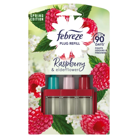 Febreze 3Volution Air Freshener Plug In Refill Raspberry & Elderflower 20ML