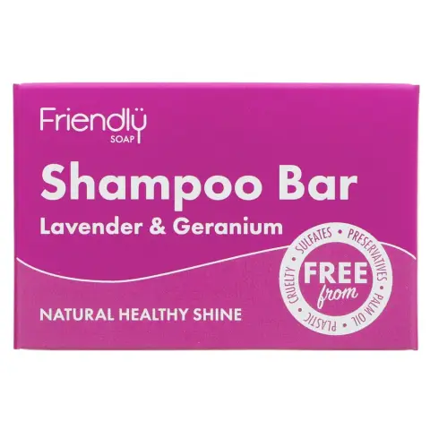 Friendly Soap Shampoo Bar Lavender/Geranium
