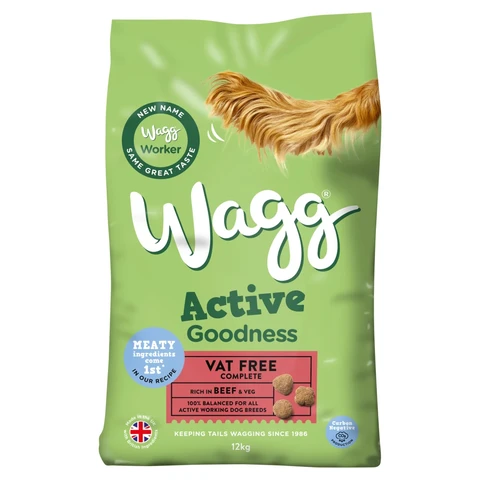 Wagg Active Beef & Vegetables Dog Food 12kg