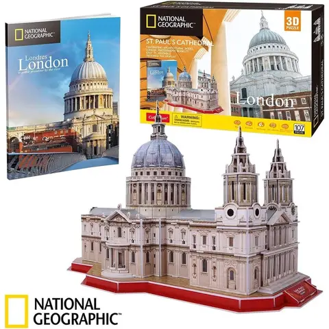 CUBIC FUN National Geographic 3D Puzzel St. Paul's Cathedral - 107 stuks