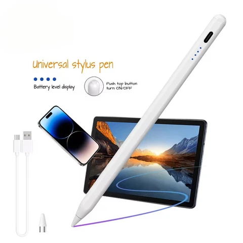 VoxorAI HL-U05 Stylet universel pour tablette iOS, iPad, Android et Microsoft - Blanc