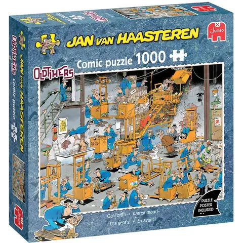 Jan Van Haasteren Oldtimers Go Forth! Puzzel - 1000 stuks