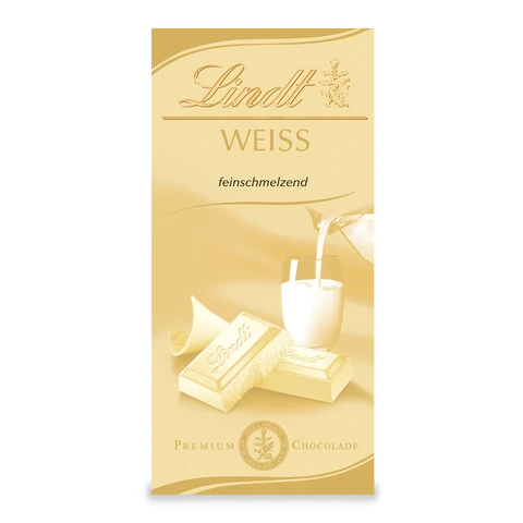 Lindt weiße Schokoladentafel, 100 g