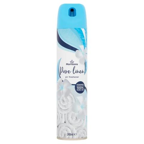 Morrisons Air Freshener Spray, Pure Linen, 240ml