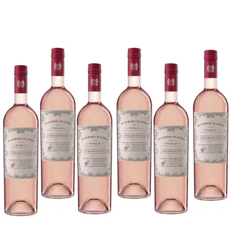 Doppio passo primitivo rosato puglia igt halbtrocken 6x0,75 L