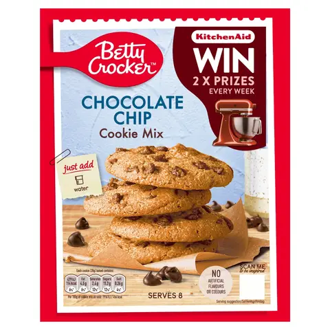 Betty Crocker Chocolate Chip Cookie Mix Pouch 200g