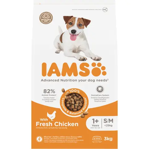 IAMS Advanced Nutrition Hondenvoer Volwassen met Kip 1+