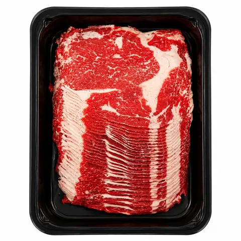 HVC dünn geschnittenes Rib-Eye-Rindfleisch 1,2 mm für Hot Pot 500 g