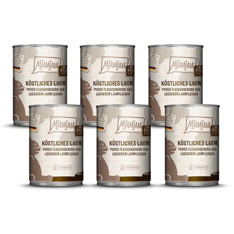 MjAMjAM Purer Fleischgenuss - köstliches Lamm pur 6 x 400 g