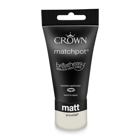 Crown Matt Emulsion Snowfall 40ML